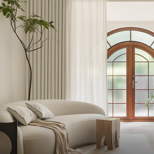 Sirong curtain：Crafted from high-quality faux linen fabric-海智集-