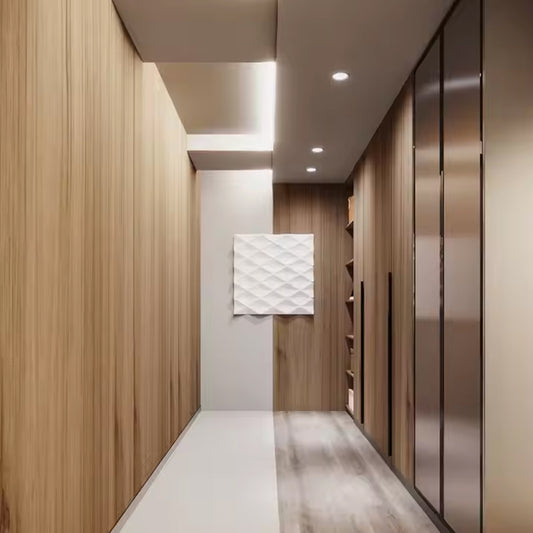Wpc Wood Interior Decoration Fluted Wall Panels Decorative Wood Alternative Wpc Wall Panel and Boards-海智集-