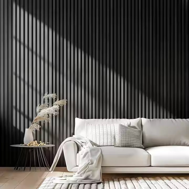 لوحة صوتية تشبه الأخشاب المركبة لتكسية الجدران وعزل الصوت ولوحة الحائط وبناء المنازل وتصميم نموذج ثلاثي الأبعاد حديث