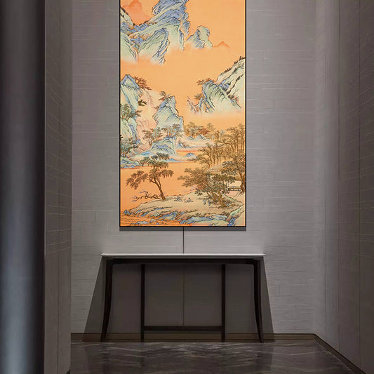 Decorative Art-Chunshan Yinshang Scroll - Orange-海智集-