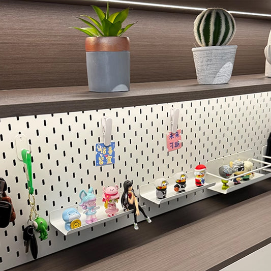 Small Shelf - Premium Quality Aluminum Pegboard Accessories,Strong and Durable, Ideal for Organizing and Storing Tools and Supplies-海智集-