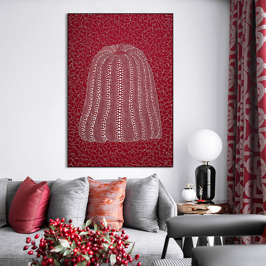 Decorative ArtPolka Dot Series - Pumpkin (red)-海智集-