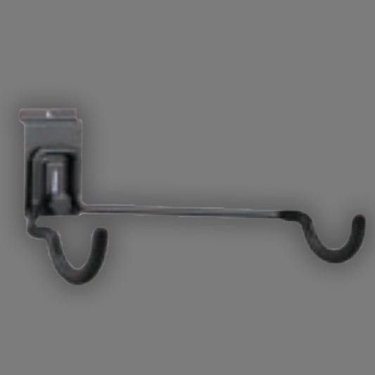 Customizable Wall-Mounted Strong Hooks - Heavy Duty Double-Headed Bike Hooks for Efficient Storage, Quality Build, and Aesthetic Design - Max Load Capacity 45kg - Model GGQJ011 - Practical Organization Solution-海智集-