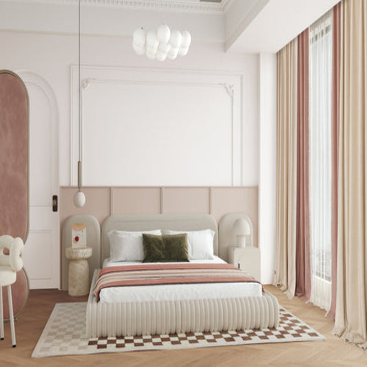 Oxygen Ballet Curtains:expertly crafted from high-quality multi-color faux linen material-海智集-
