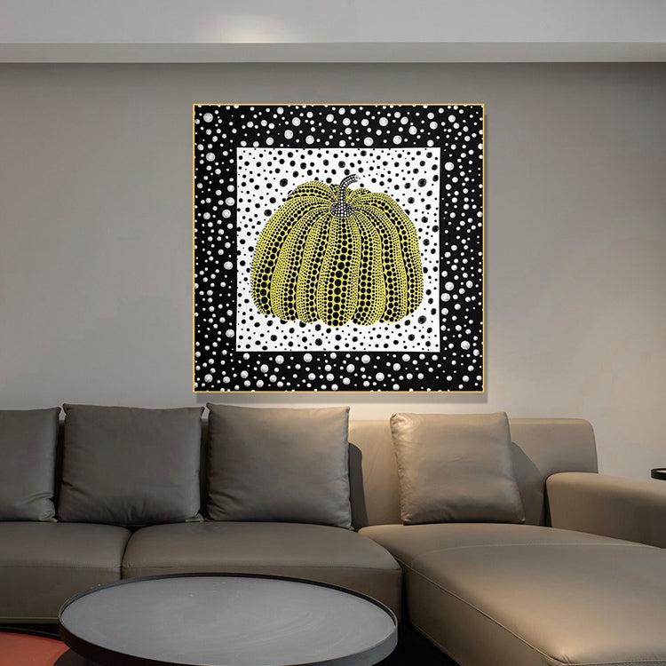 Decorative Art-Polka Dot Series - Pumpkin (Yellow)-海智集-