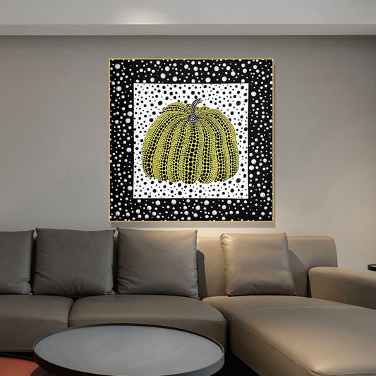 Decorative Art-Polka Dot Series - Pumpkin (Yellow)-海智集-