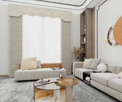 Yunshuiyao Curtains: High-precision yarn-dyed jacquard, fine woven, simple-海智集-