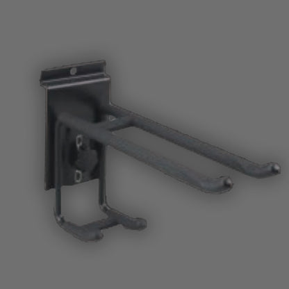 Wall Storage Heavy-Duty Hooks - Customizable Double-Layer Multi-Purpose Hooks, Strong and Durable Design for Efficient Organization, 50kg Weight Capacity (Model GGQJ003), Ideal for Practical Home Storage Solutions-海智集-