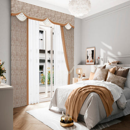 Eleanor Curtains: Made with yarns and high-precision jacquard weaving techniques, the patterns are three-dimensional and long-lasting without fading-海智集-