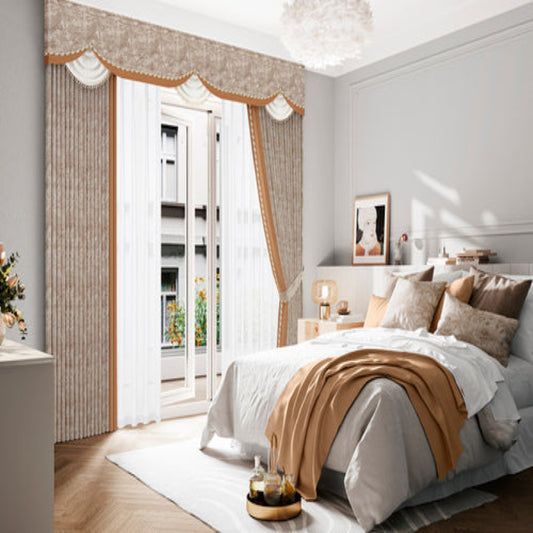Eleanor Curtains: Made with yarns and high-precision jacquard weaving techniques, the patterns are three-dimensional and long-lasting without fading-海智集-