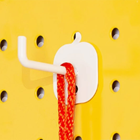 High-Quality Aluminum Small Single Hook for Pegboard - 4.5cm Strong Hold, Perfect for Organizing Tools and Accessories-海智集-