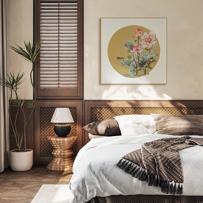 Decorative Art-Graceful Lotus Blooms-海智集-