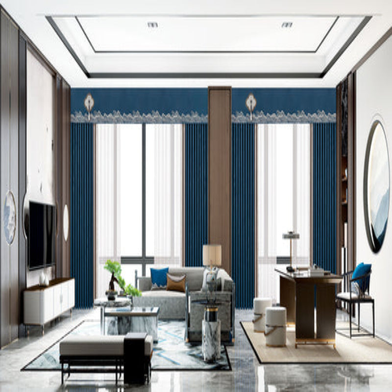 Canglang Qingxi Curtains: Micro-fiber silk weaving treatment process, the fabric surface is as smooth as silk and resistant to pilling-海智集-
