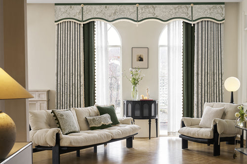 The spring field captures the green Curtain:a perfect blend of elegance and functionality designed for the modern home-海智集-