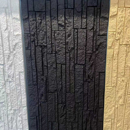 Hotel Decoration Use Faux Stone Light Weight Indoor Outdoor PU Stone Wall Panel-海智集-