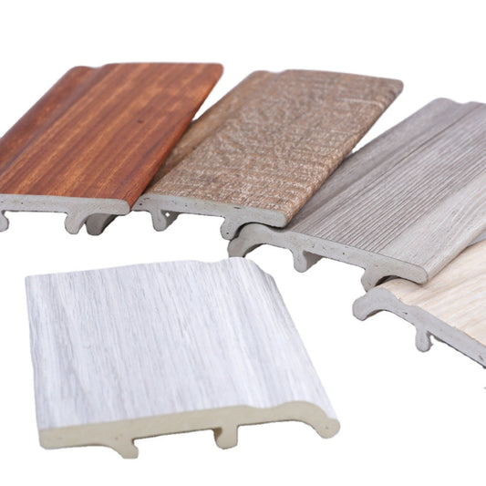 Spc Flooring Plastic Wood Rose Gold Pvc Skirting Board Waterproof Hospital Metal Sheet