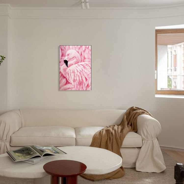 Decorative Art-Pink Flamingo Scroll II-海智集-