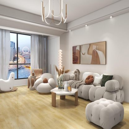 Warm atmosphere wooden Floor SPC-B197: moisture-proof, fireproof, insect-proof, water-proof and zero formaldehyde-海智集-
