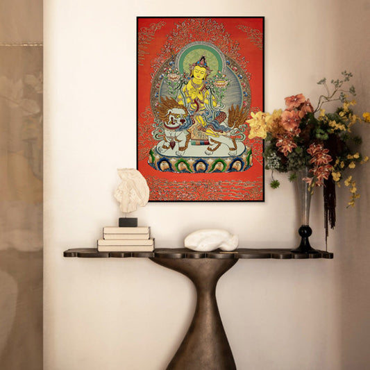 Lotus and Lion Auspiciousness——The sacred art that conveys auspiciousness and wisdom-海智集-