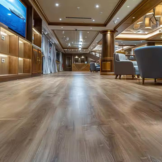 Luxury Vinyl Plank Waterproof Wood Flooring Pvc Laminate Linoleum Plastic Flooring Roll Spc Piso-海智集-