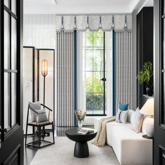 Xiguangguangyu curtains: The high-density jacquard texture endows a low-key three-dimensional effect without being overly flamboyant-海智集-