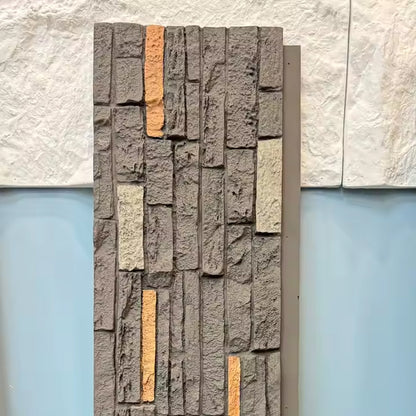 Manufacturer Polyurethane 3D Decorative Foam Artificial Pu Stone Wall Panel Exterior-海智集-