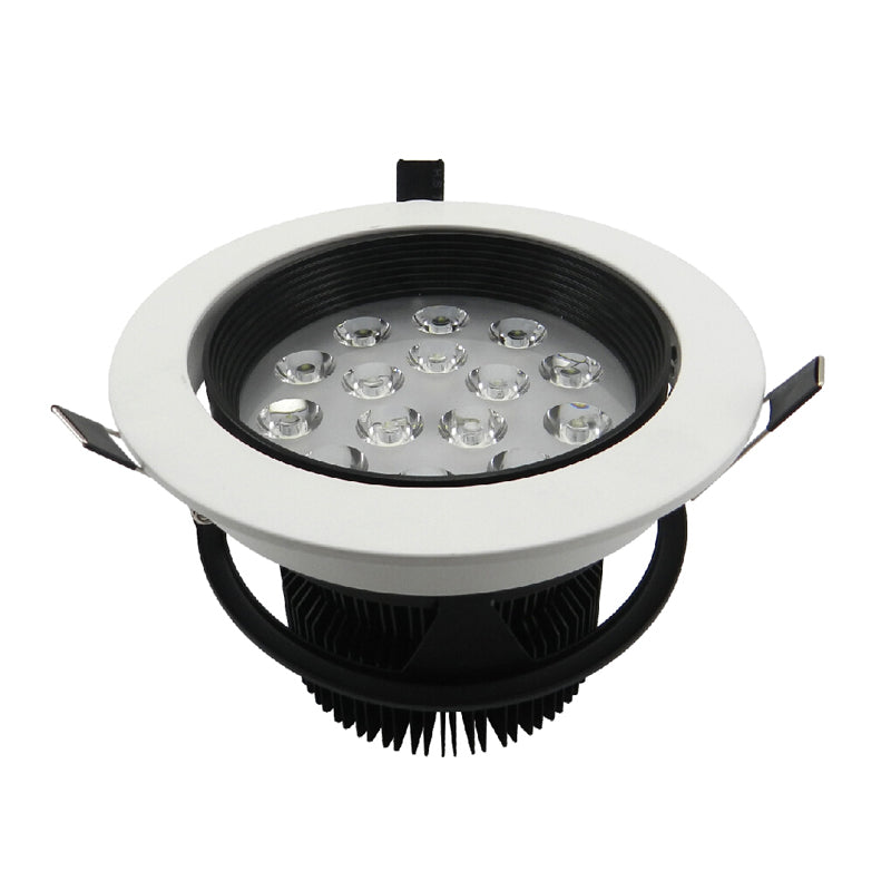 Round Dimmable Downlight 3W/5W/7W/9W/12W/18W LED Ceiling Spotlight Embedded High-power Ceiling Spotlight Ac85-265V-海智集-
