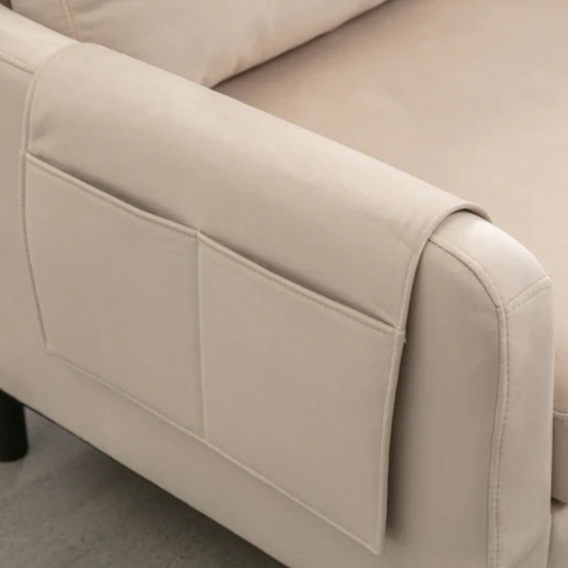 UNITED WE WIN Sectional Sofa Reversible Sectional Sleeper Sectional Sofa with Storage Chaise-海智集-Default-