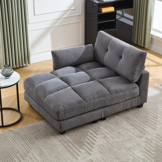 UNITED WE WIN Sleeper Sofa Couch Bed,Oversized Chaise Lounge Chair Cozy Cloud Couch-海智集-Default-