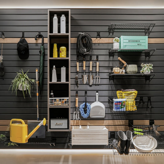 Heavy-duty channel board hook display stand with upgraded locking mechanism, reinforced universal board hooks and supermarket/garage hook system-海智集-