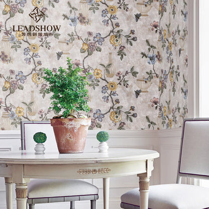Holiday Rome Wallpaper: A casual space created by embroidered wall fabric-海智集-