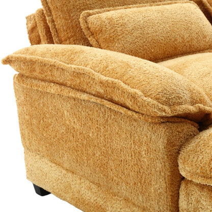 Modern Large L-Shape Sectional Chenille fabric, movable pedals, detachable armrests, oversized three-seat Sofa-海智集-Default-