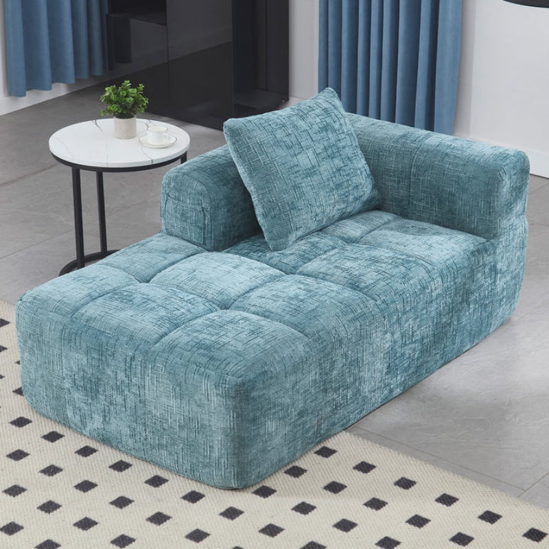 UNITED WE WIN Chenille Loveseat Sofa,Minimalist Modular Couches Sleeper for Living Room Bedroom Apartment Lounge-海智集-Default-