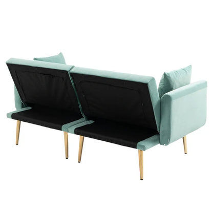 COOLMORE Velvet Sofa , Accent sofa .loveseat sofa with metal feet-海智集-Default-