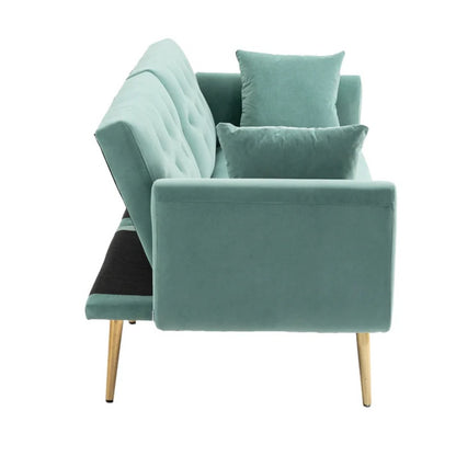 COOLMORE Velvet Sofa , Accent sofa .loveseat sofa with metal feet-海智集-Default-