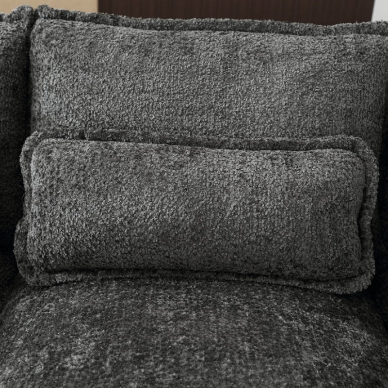 UNITED WE WIN Modern Large chenille Fabric U-Shape Sectional Sofa-海智集-Default-