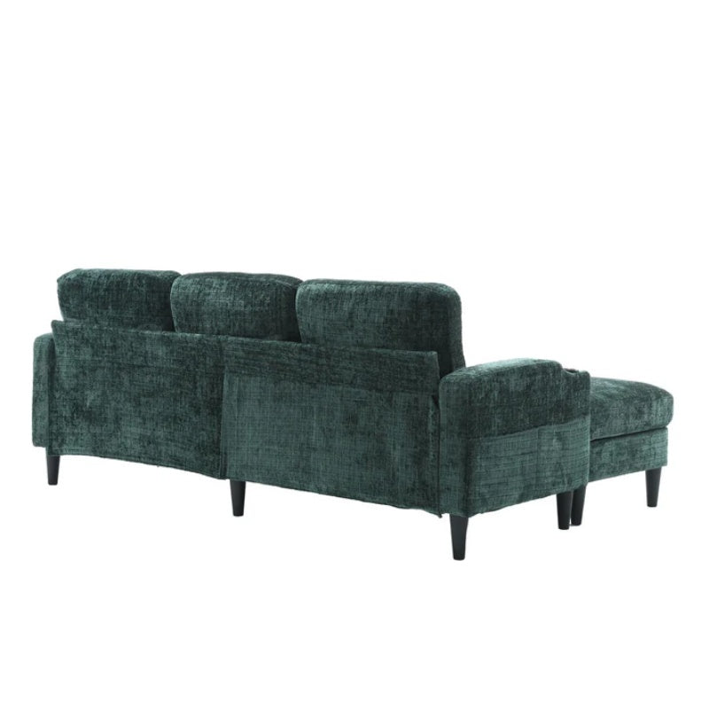 UNITED Sectional Sofa Reversible Sectional Sleeper Sectional Sofa with Storage Chaise-海智集-Default-