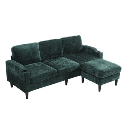 UNITED Sectional Sofa Reversible Sectional Sleeper Sectional Sofa with Storage Chaise-海智集-Default-