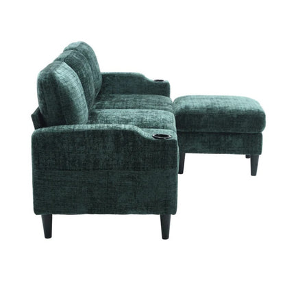 UNITED Sectional Sofa Reversible Sectional Sleeper Sectional Sofa with Storage Chaise-海智集-Default-