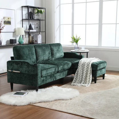 UNITED Sectional Sofa Reversible Sectional Sleeper Sectional Sofa with Storage Chaise-海智集-Default-