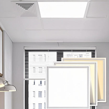 "EDGE-LIT LED Panel Light – Ultra Bright 595x595x9mm Ceiling Light Fixture for Office, Gym, School, Hospital and Commercial Use – 30W/36W/40W/48W Options – Ideal Replacement for Fluorescent Troffer Lights"-海智集-
