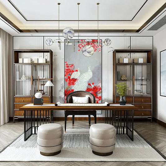 Decorative Art-Elegant Splendor and Brocade Feathers-海智集-