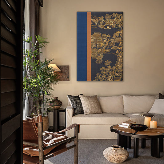 Decorative Art-The moon reflects the star tower-海智集-
