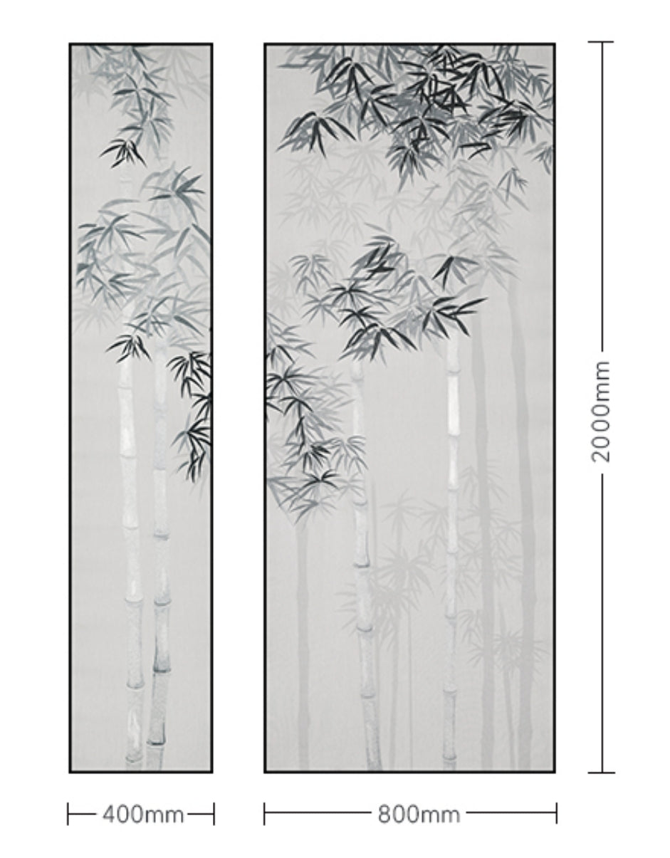 Decorative Art-Ink-wash bamboo charm-海智集-
