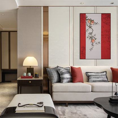 Decorative Art-When the pomegranate blossoms, joy is revealed-海智集-