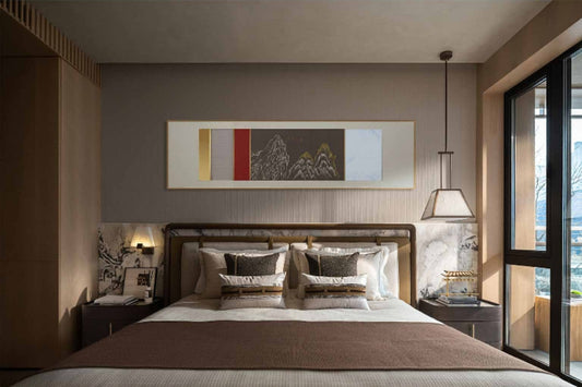 Decorative Art-Mountains and the passage of timeⅠⅠⅠ-海智集-