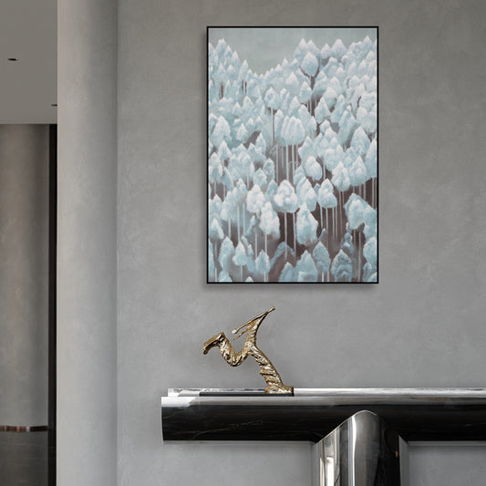 Decorative Art-The first snow in the mountains-海智集-