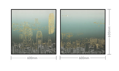 Decorative Art-The street lamps are just coming on-海智集-