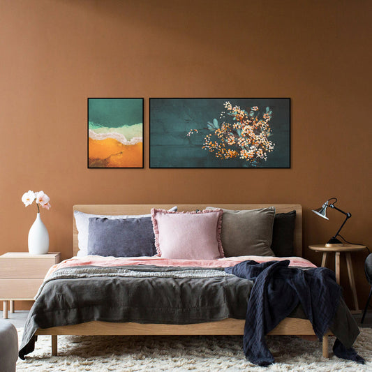 Decorative Art-Flowers and the Sea-海智集-