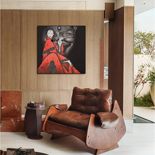Decorative Art-Red dress-海智集-